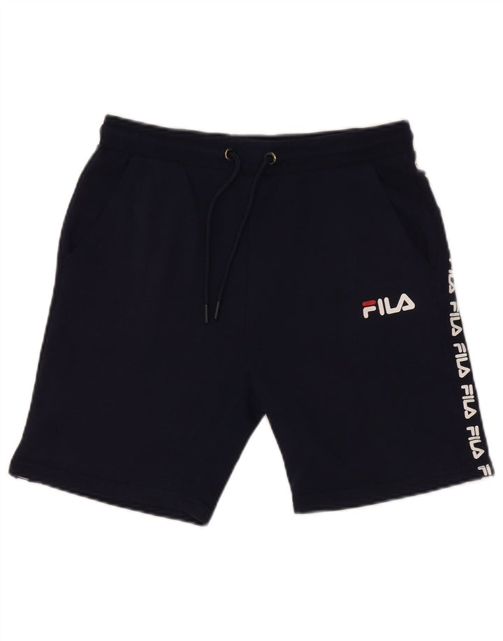 Γραφικό αθλητικό σορτς FILA Boys 13-14 ετών Navy Blue Polyester