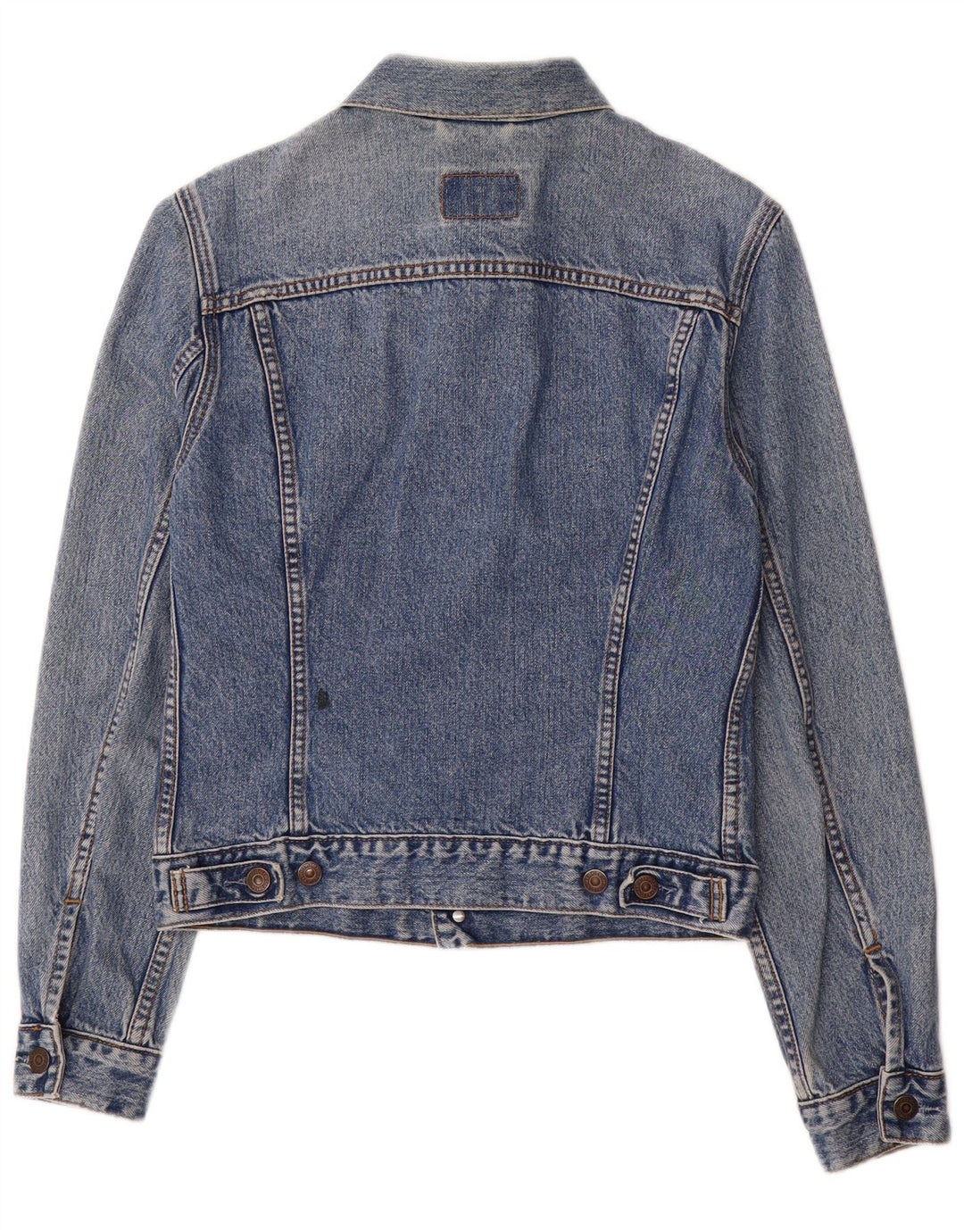 LEVI'S Girls Denim Jacket 10-11 Years Medium Blue Cotton
