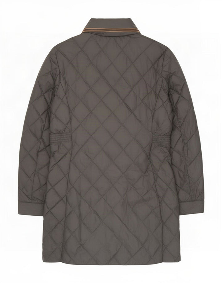 Γυναικείο καπιτονέ πανωφόρι Marks & Spencer UK 12 Medium Grey Polyamide