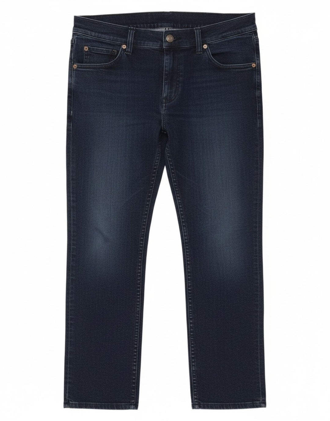 Φτηνό Γυναικείο τζιν ίσιο Δευτέρας W32 L26 Navy Blue Cotton