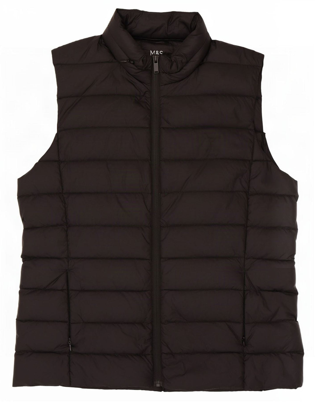 Marks & Spencer Γυναικεία padded Gilet UK 14 Medium Black Polyamide