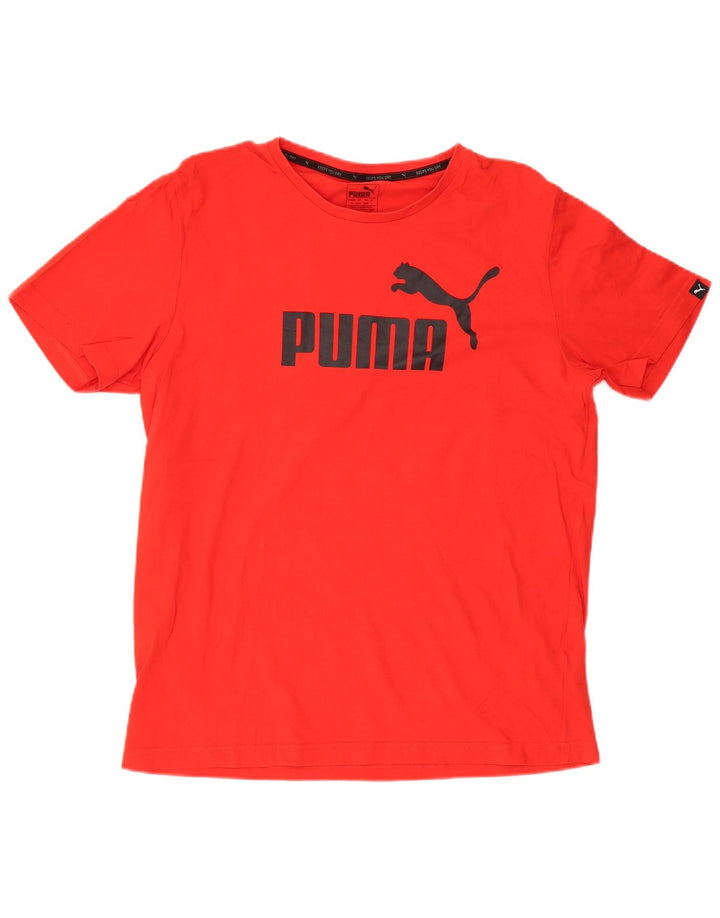 Ανδρικό γραφικό T-Shirt Puma Top μεγάλο κόκκινο βαμβακερό