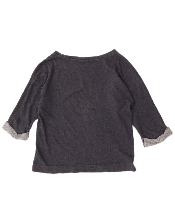 Gap γυναικείο υπερμεγέθη μανίκι 3/4 UK 10 Small Navy Blue βαμβακερό