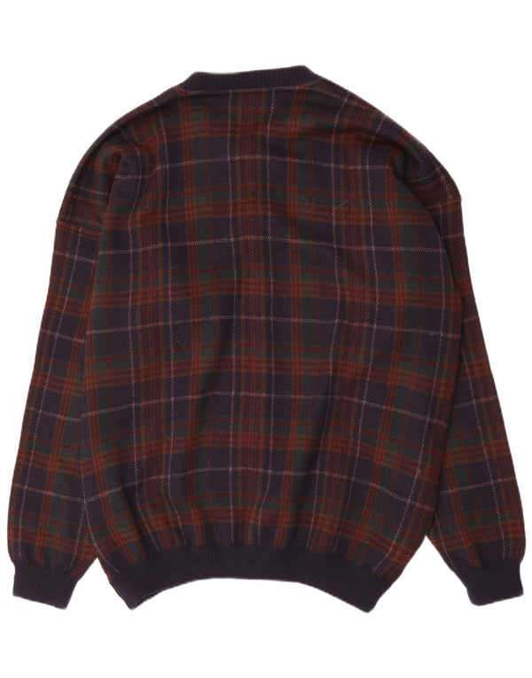 Ανδρικό πουλόβερ Canda Cardigan 2XL Πολύχρωμο Check Acrylic