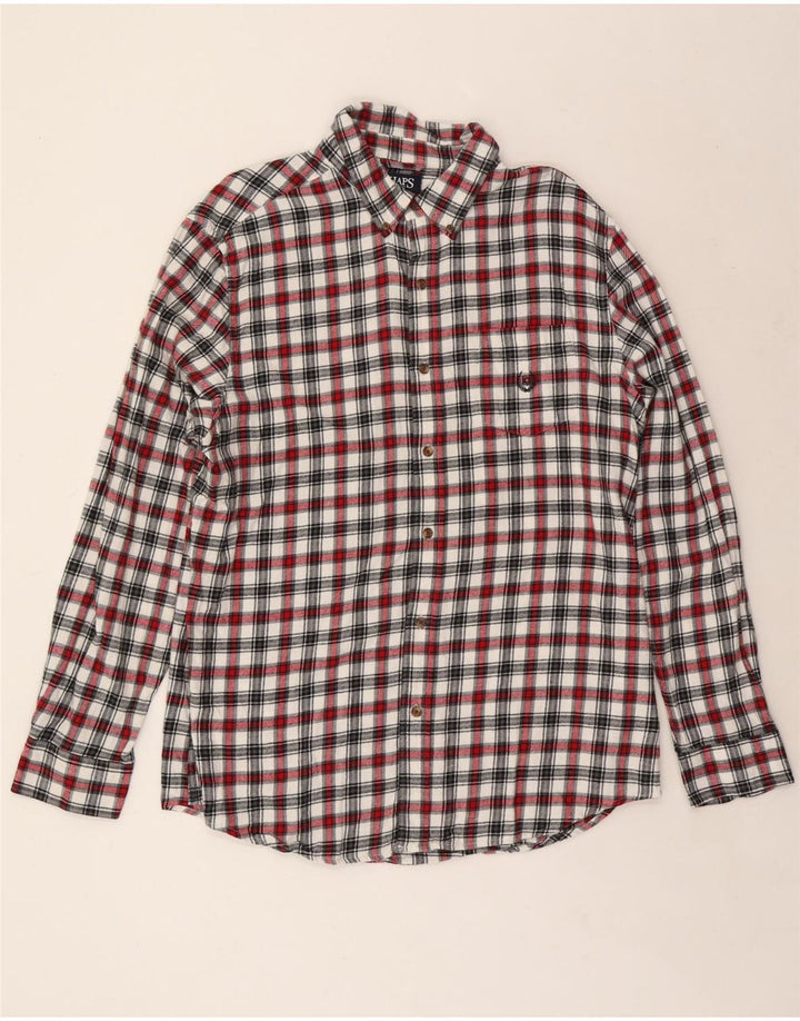 CHAPS Ανδρικό φανελένιο πουκάμισο μεγάλο, πολύχρωμο βαμβακερό