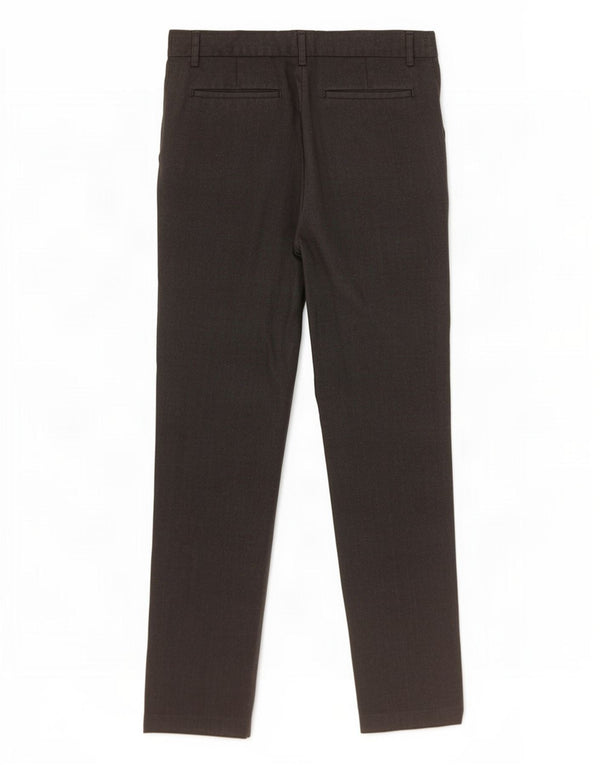 Marks & Spencer Boys Slim παντελόνι Chino 15-16 ετών W32 L31 Grey Polyester
