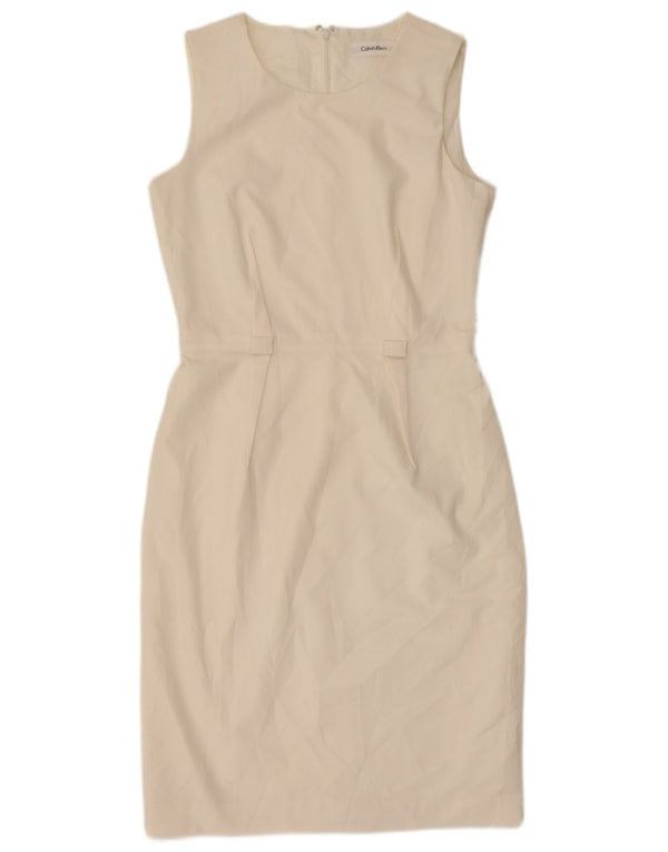 Γυναικείο αμάνικο φόρεμα Calvin Klein US 4 Small Off White