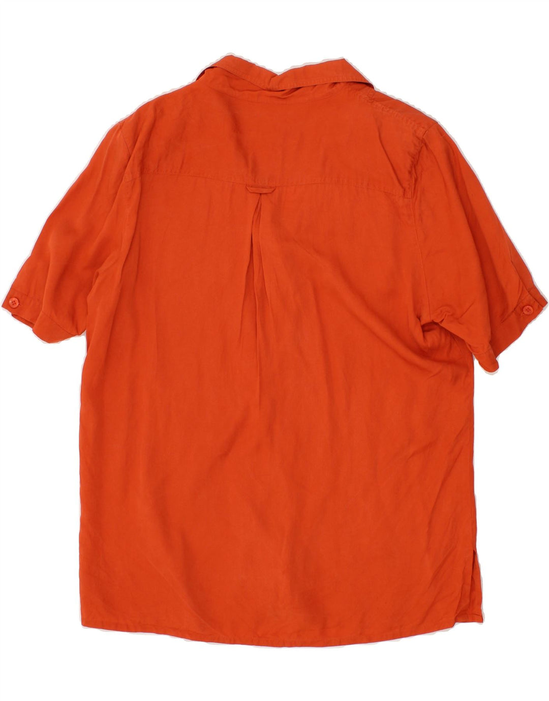 VINTAGE Womens Short Sleeve Shirt IT 46 Large Orange Vintage Vintage and Second-Hand Vintage from Messina Hembry 