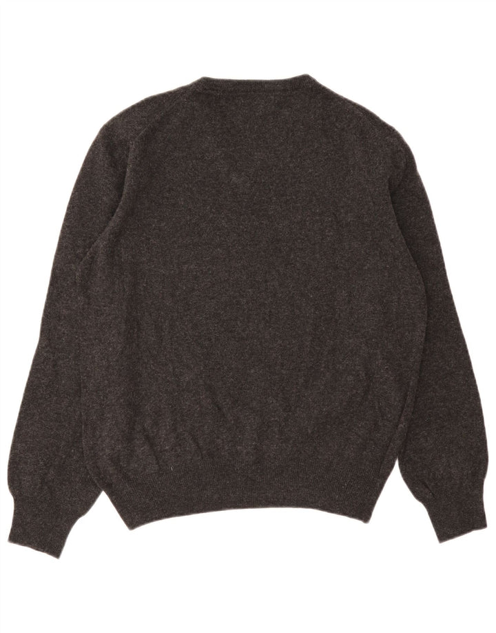 Ανδρικό πουλόβερ Brooksfield με V λαιμόκοψη IT 48 Small Grey