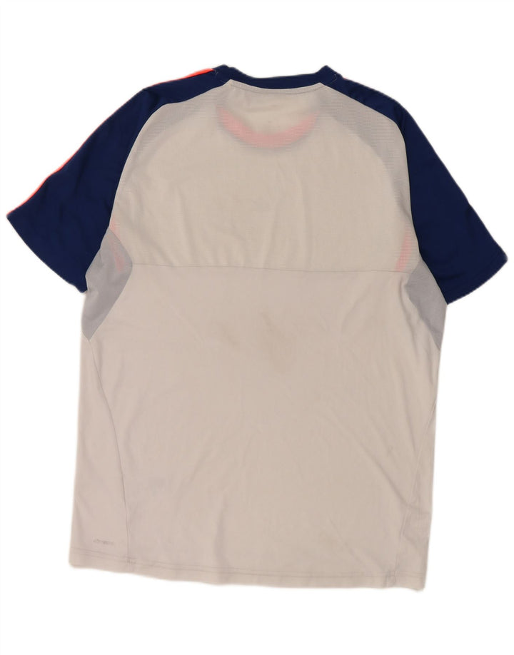 Ανδρικό T-Shirt Adidas Top Medium White Colourblock Polyester