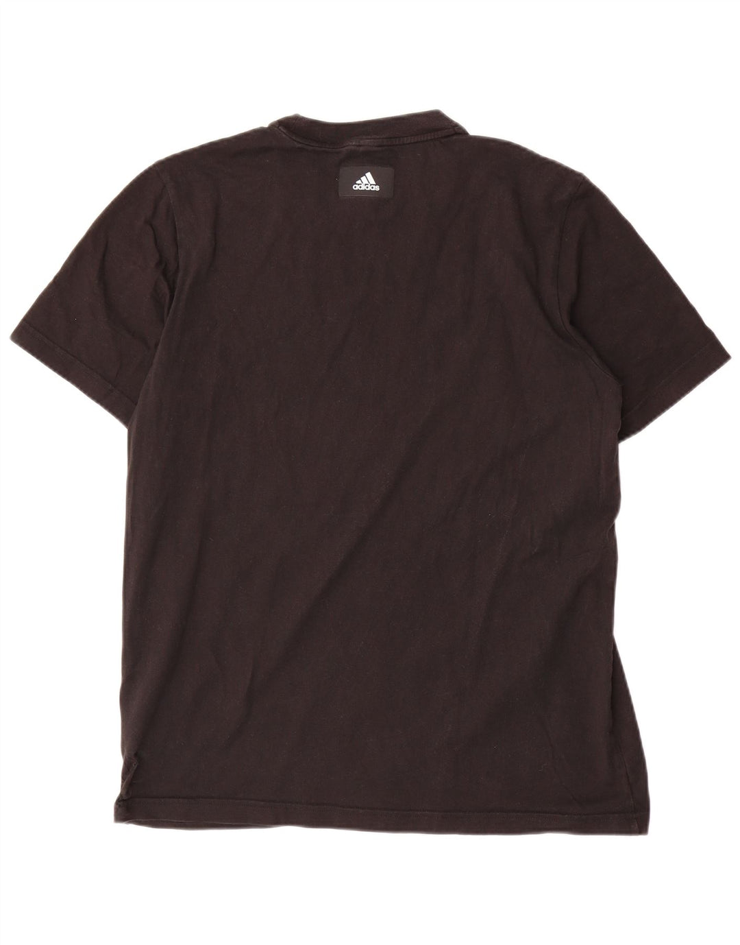 Ανδρικό γραφικό T-Shirt Adidas Top Μεσαίο μαύρο βαμβακερό