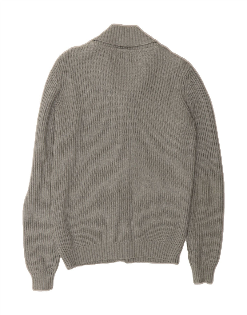 LYLE & SCOTT Boys Cardigan Sweater 14-15 Years Grey Cotton Vintage Lyle & Scott and Second-Hand Lyle & Scott from Messina Hembry 