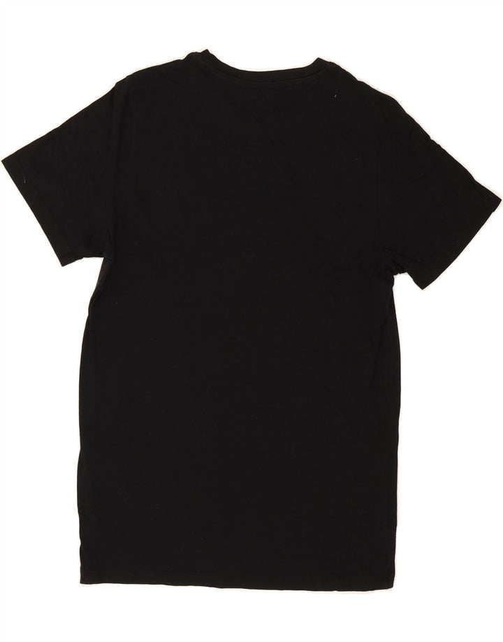 JACK & JONES Mens T-Shirt Top Medium Black Cotton Vintage Jack & Jones and Second-Hand Jack & Jones from Messina Hembry 