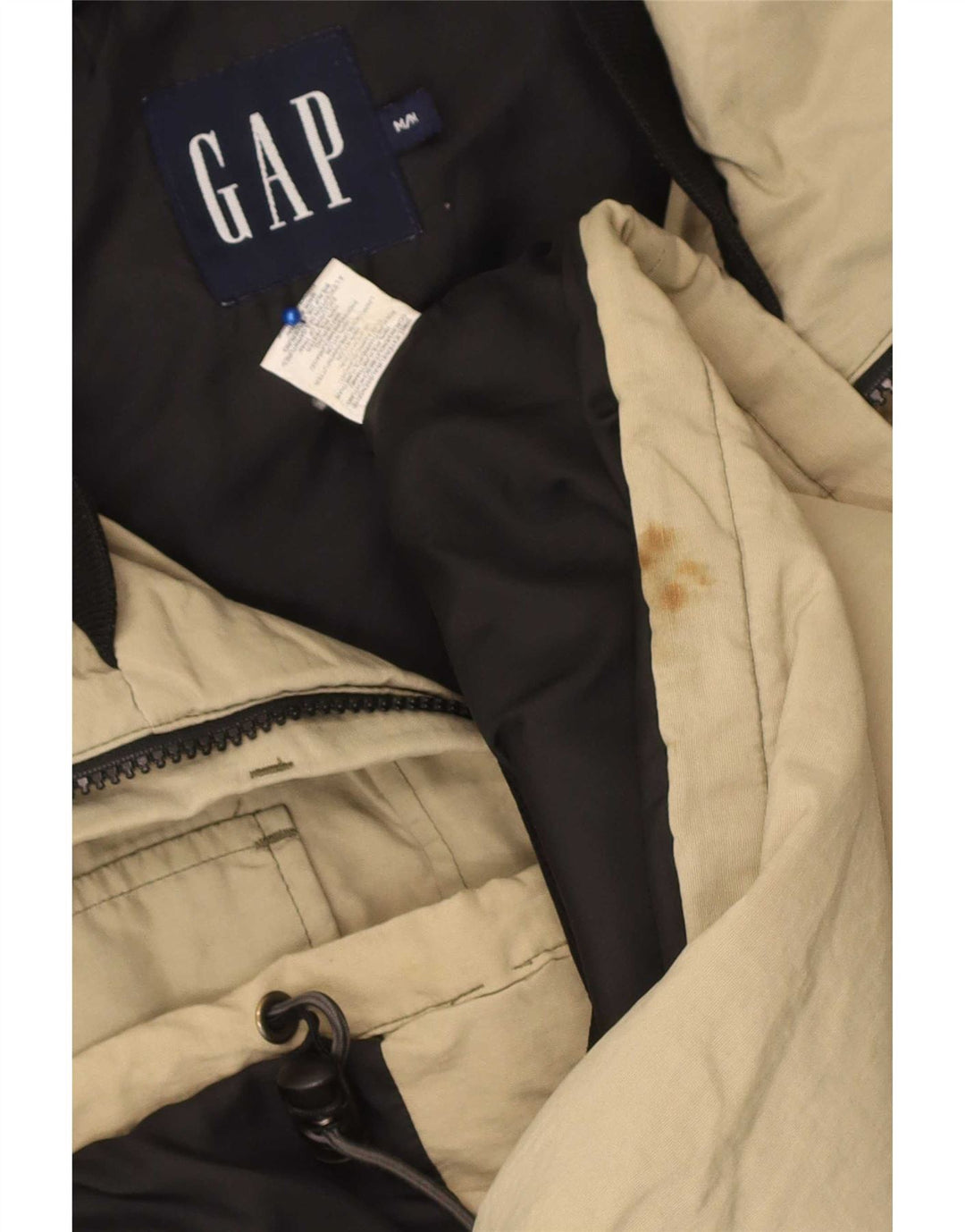 Ανδρικό μπουφάν Gap Hooded Utility UK 38 Medium Beige Polyester
