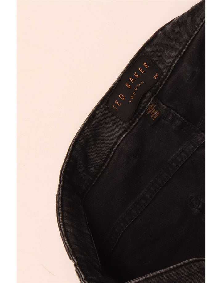 Ανδρικό τζιν ίσιο Ted Baker W36 L30 Μαύρο