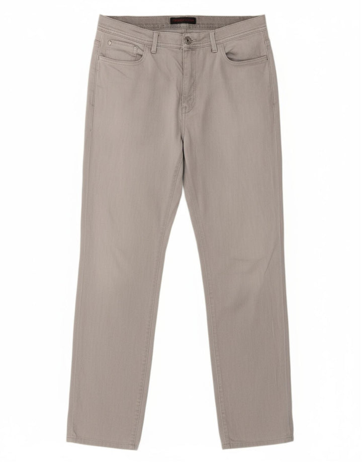 TRUSSARDI Womens Slim Jeans IT 46 Large W32 L29 Grey Polyester