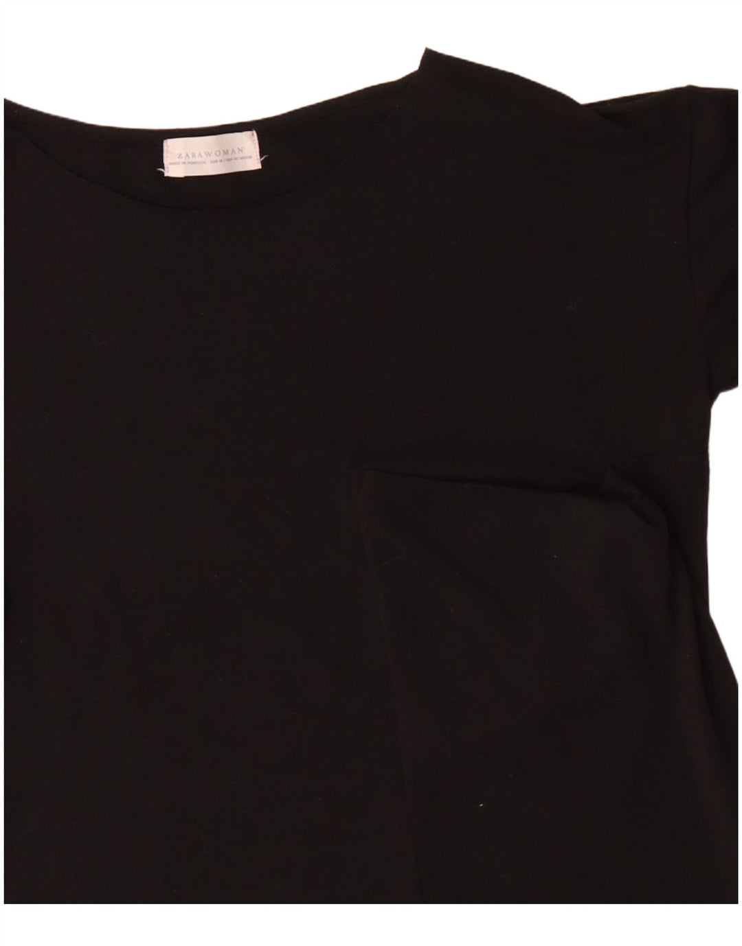 Zara Γυναικείο τοπ Μακρύ μακρυμάνικο UK 14 Medium Black