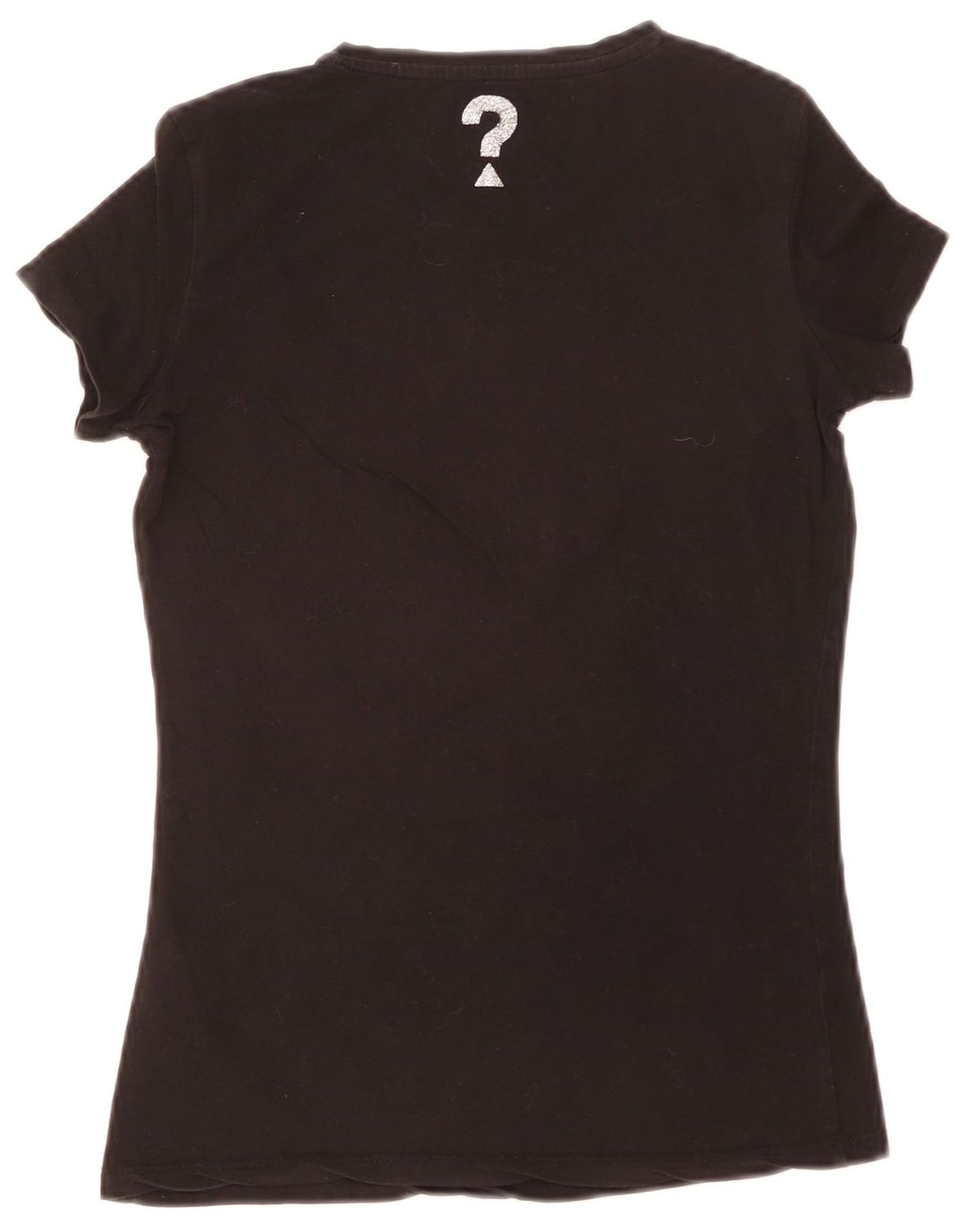Γυναικείο γραφικό μπλουζάκι Guess Top UK 8 Small Black