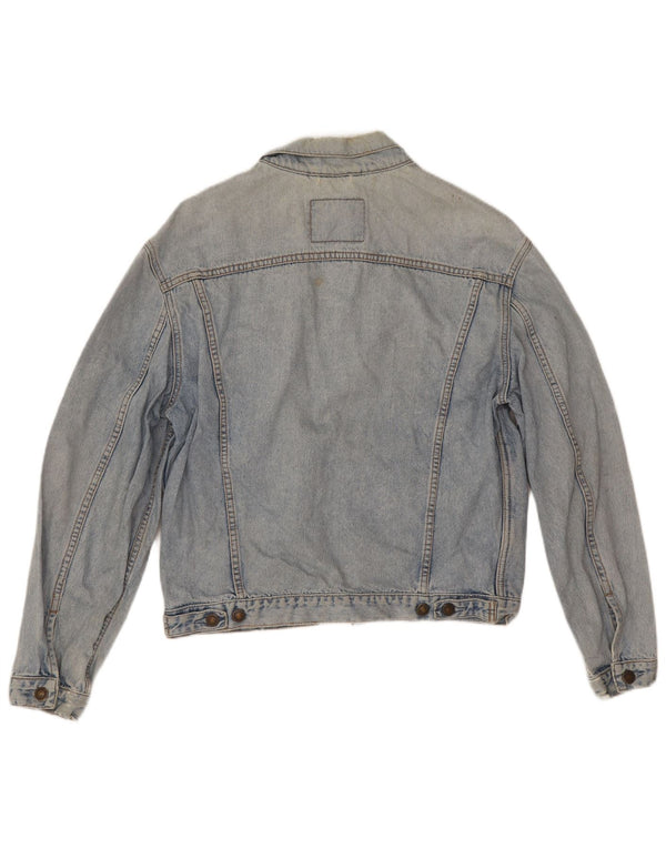 Ανδρικό τζιν μπουφάν Levi's UK 38 Medium Blue Cotton
