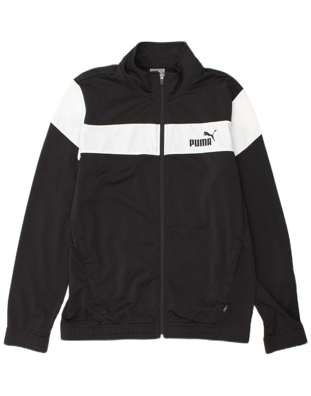 Ανδρική φόρμα PUMA Top Jacket Small Black Colourblock Polyester