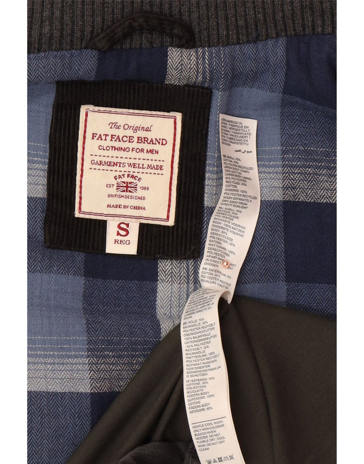 FAT FACE Ανδρικό padded Gilet UK 36 Small Grey Cotton