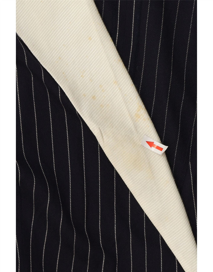 Luisa Spagnoli Γυναικείο μπουφάν blazer IT 52 2XL Navy Blue Pinstripe