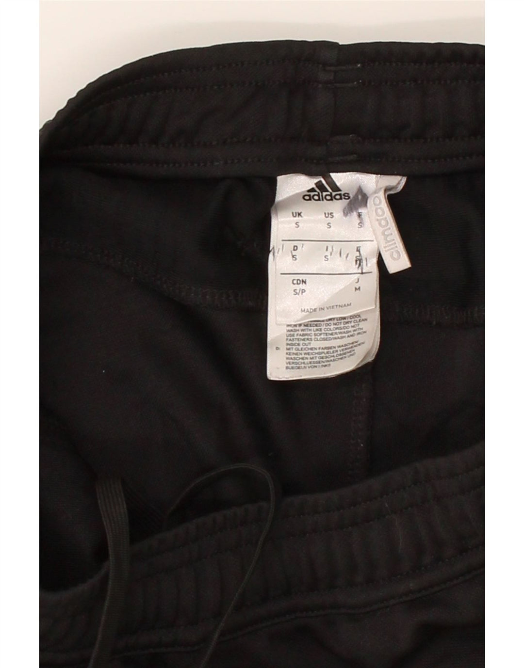 ADIDAS Mens Climacool Comfort Fit Tracksuit Trousers Small  Black Vintage Adidas and Second-Hand Adidas from Messina Hembry 