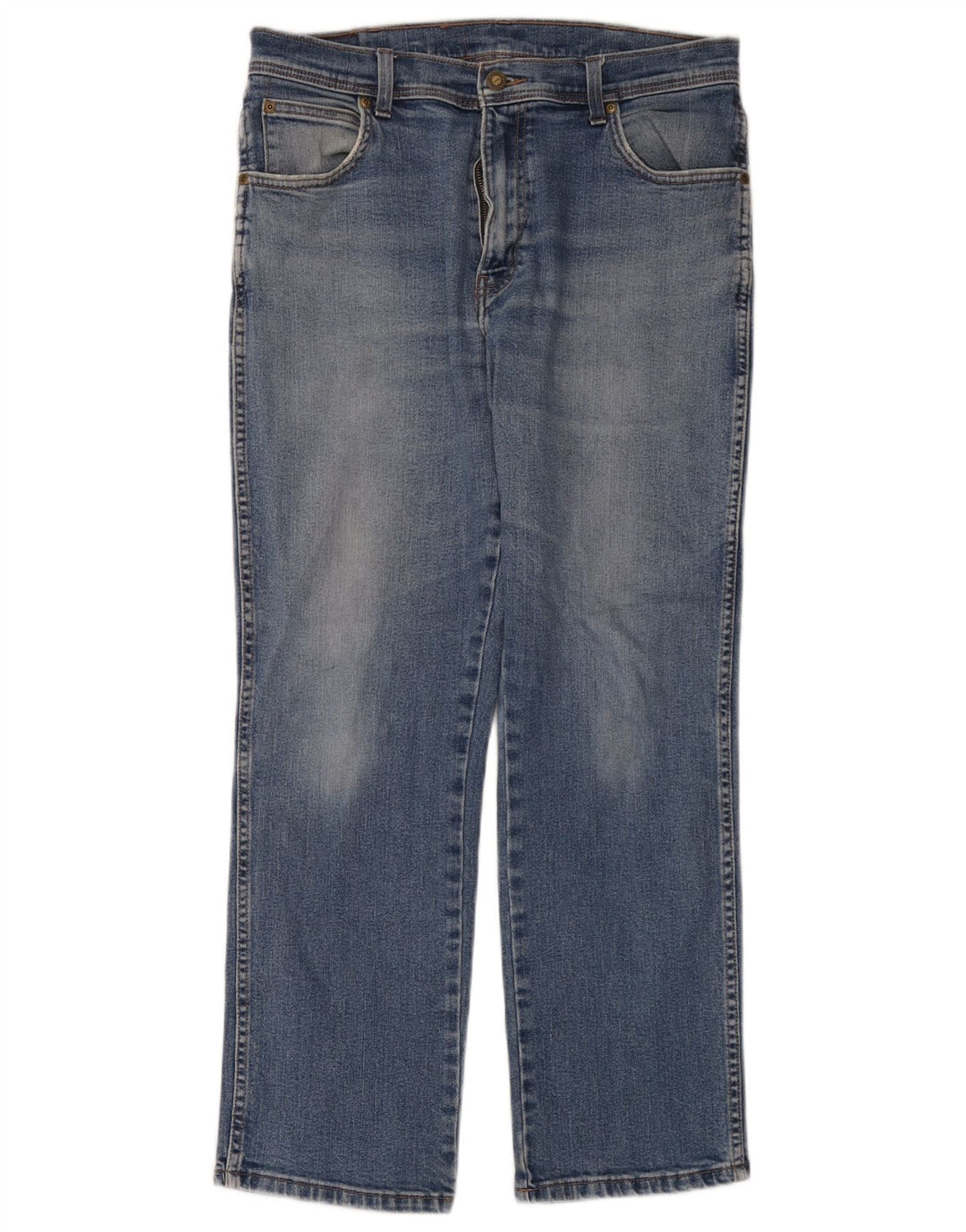 Ανδρικό τζιν Wrangler ίσιο W34 L30 Μπλε βαμβακερό