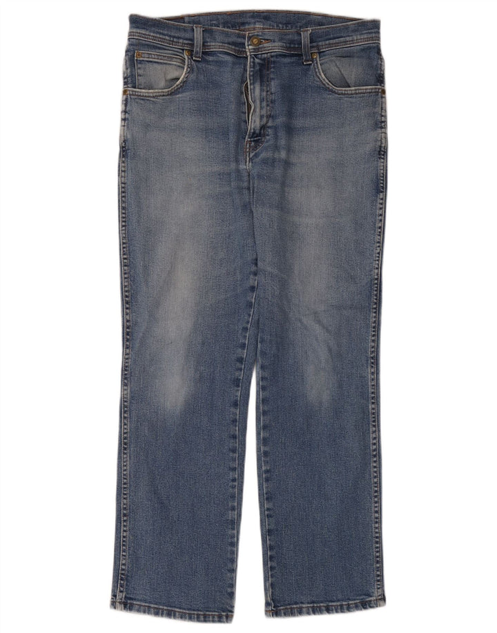 Ανδρικό τζιν Wrangler ίσιο W34 L30 Μπλε βαμβακερό