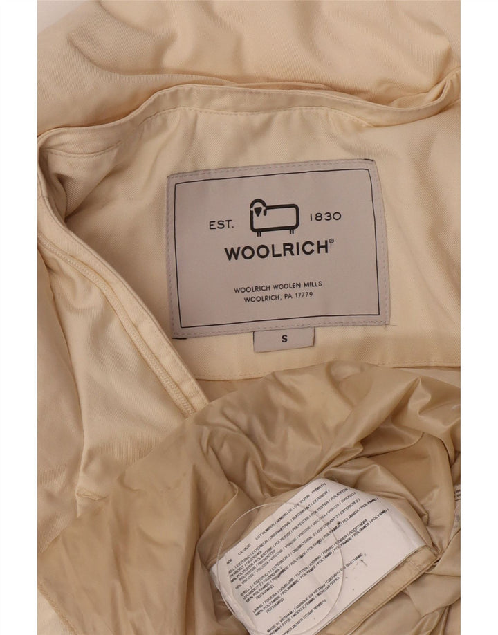 Woolrich Γυναικείο μπουφάν με επένδυση UK 10 Small Off White Polyester