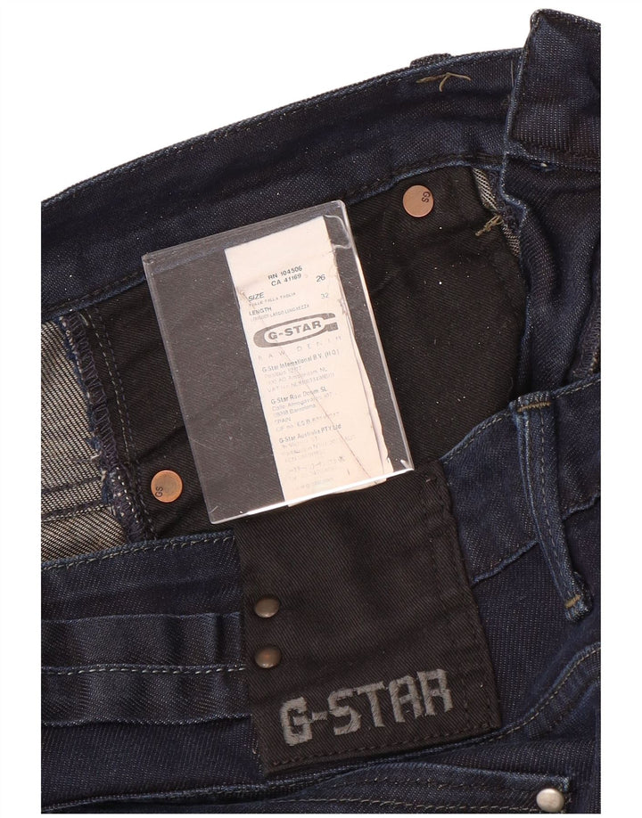 G-STAR Γυναικείο Skinny Jeans W26 L32 Navy Blue Cotton
