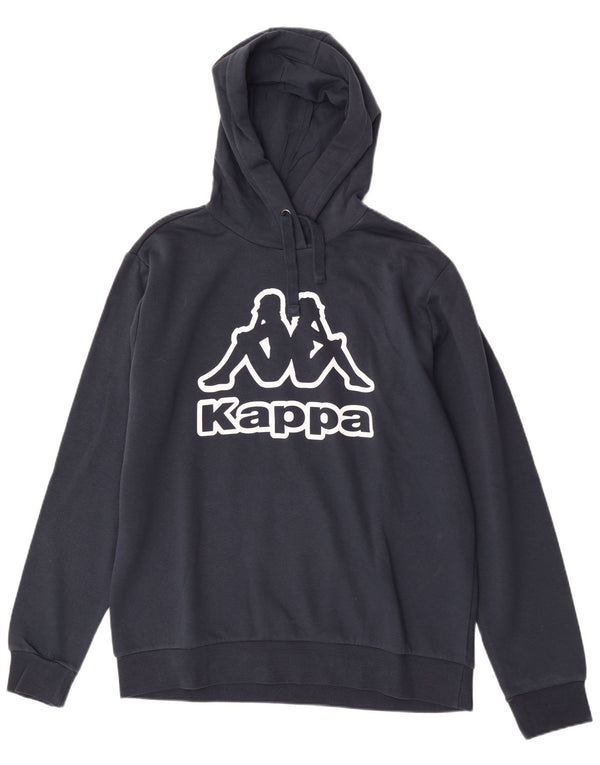 Ανδρικό γραφικό κουκούλα Kappa Jumper XL Navy Blue Cotton