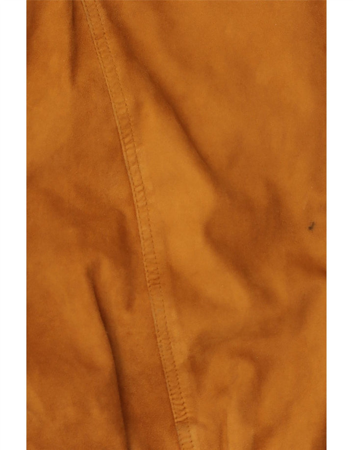 I NAVIGLI Ανδρικό Suede Bomber Jacket IT 48 Μεσαίο Καφέ Δερμάτινο