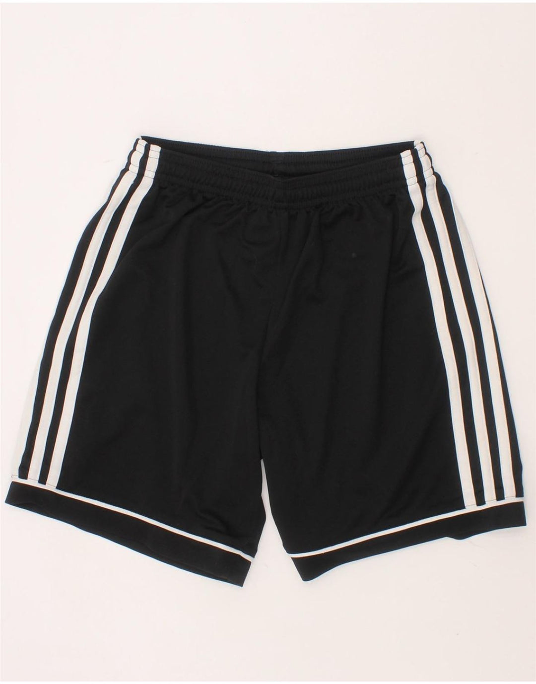ADIDAS Boys Climalite Sport Shorts 11-12 Years Black Polyester Vintage Adidas and Second-Hand Adidas from Messina Hembry 
