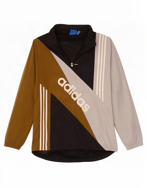 Ανδρική φόρμα με γραφικό πουλόβερ Adidas Top μεγάλο πολύχρωμο Colourblock