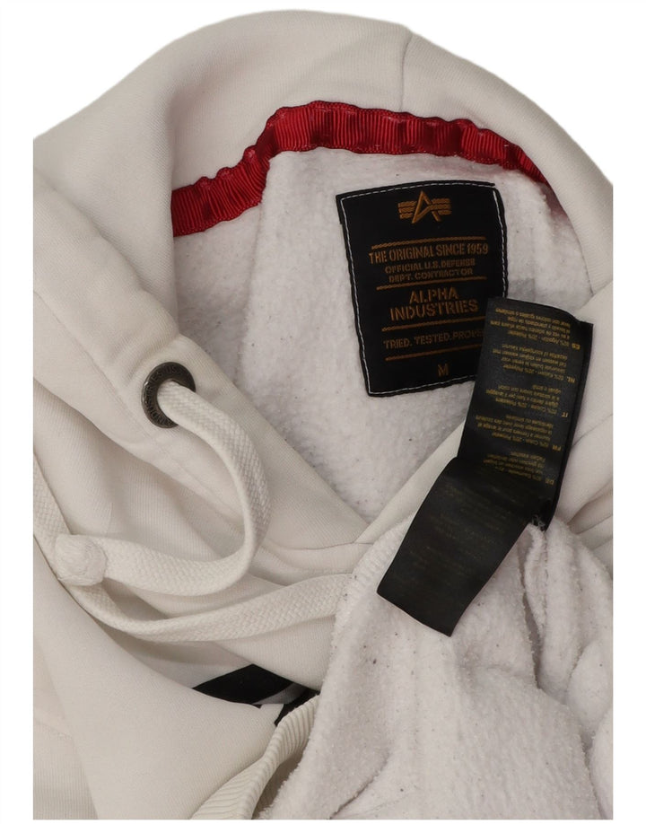 ALPHA INDUSTRIES Ανδρικά γραφικά κουκούλα, μεσαίο βαμβακερό