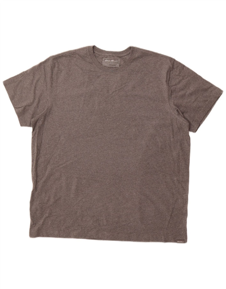 EDDIE BAUER Ανδρικό T-Shirt Top XL Γκρι βαμβακερό