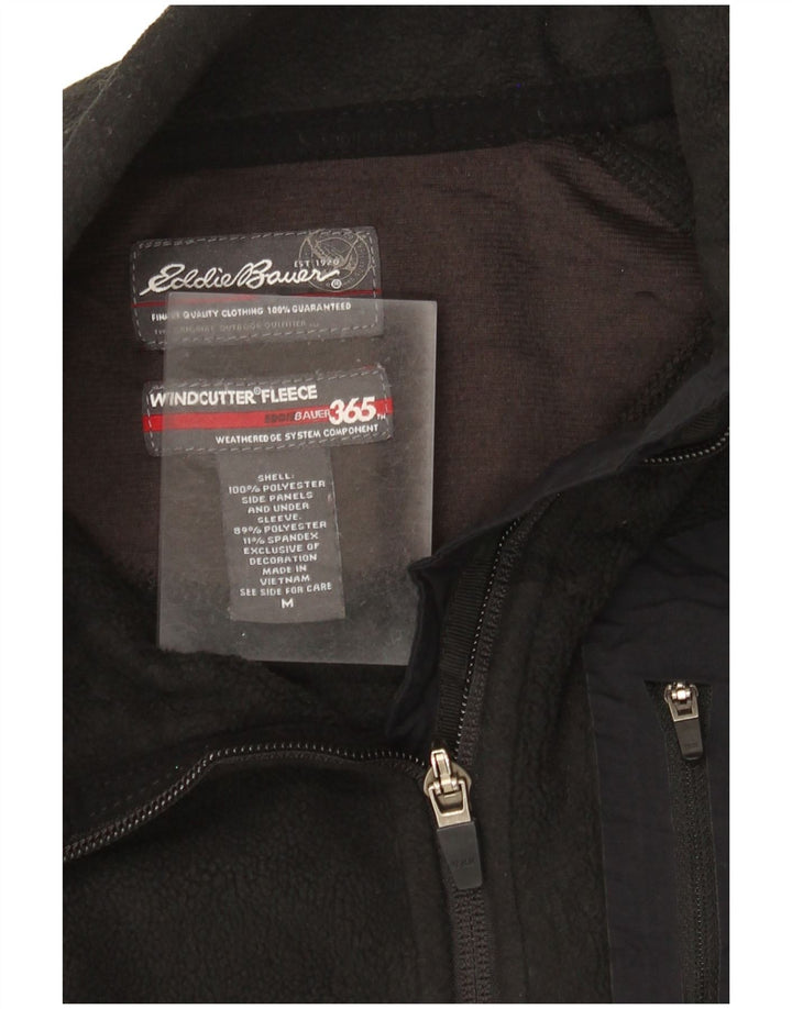 Eddie Bauer Γυναικείο Fleece Jacket UK 14 Medium Black Polyester
