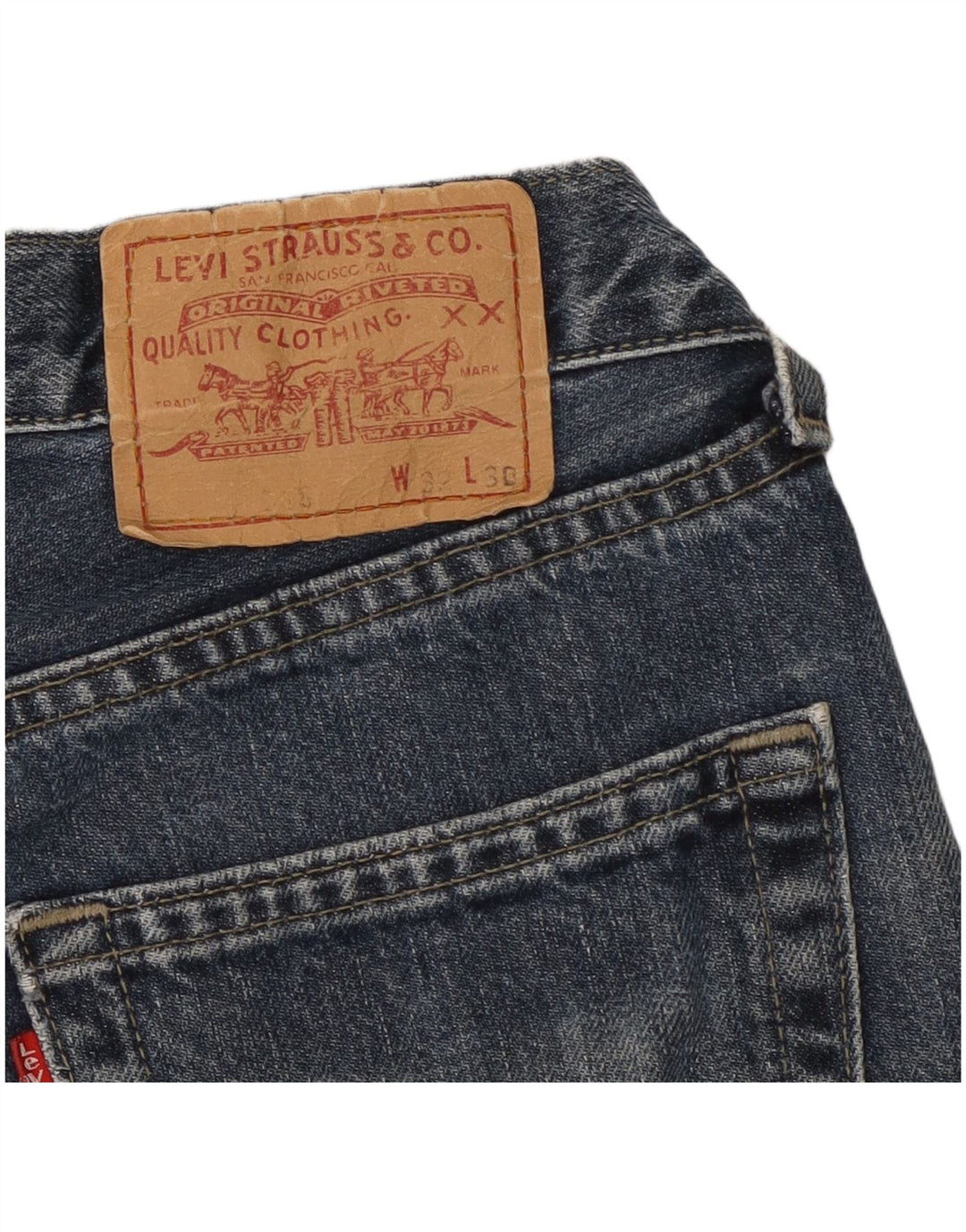 Ανδρικό τζιν Levi's Straight W32 L26 Blue Cotton