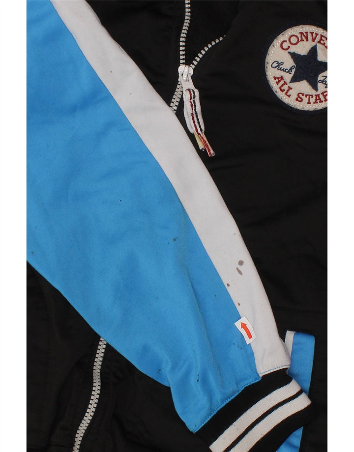 Μπουφάν CONVERSE Boys αθλητική φόρμα 10-11 ετών μεσαίο μαύρο χρώμα