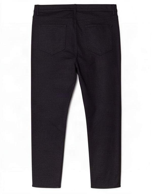 Marks & Spencer Womens Skinny Cropped Trousers UK 20 2XL W38 L26 Navy Blue