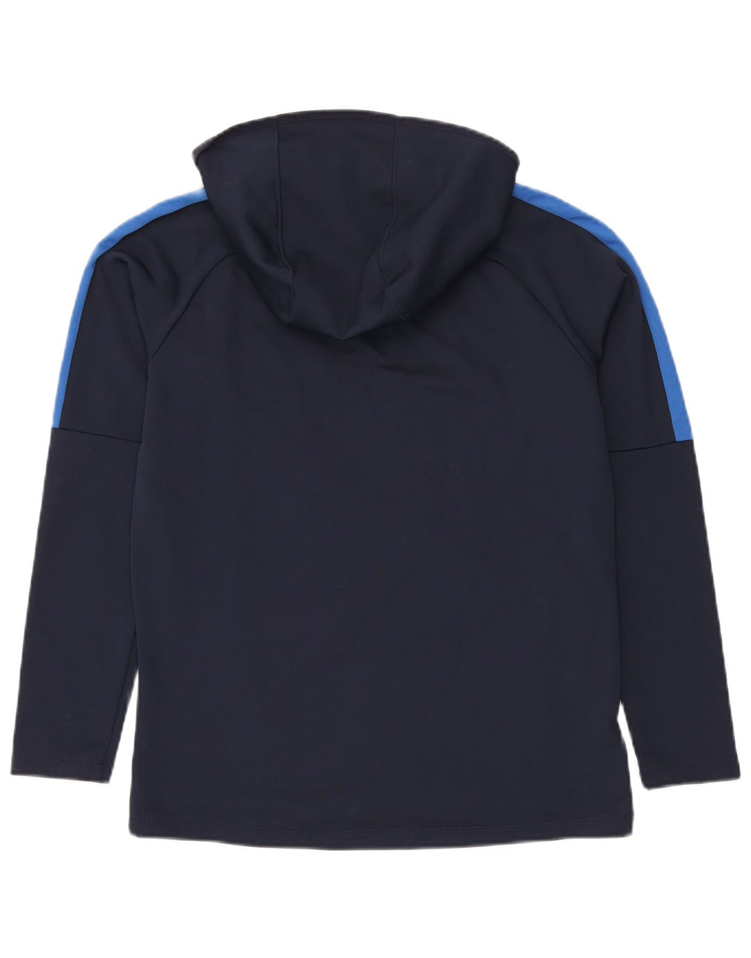 NIKE Ανδρικό Dri Fit Hoodie Jumper Medium Navy Blue Colorblock Πολυεστέρας