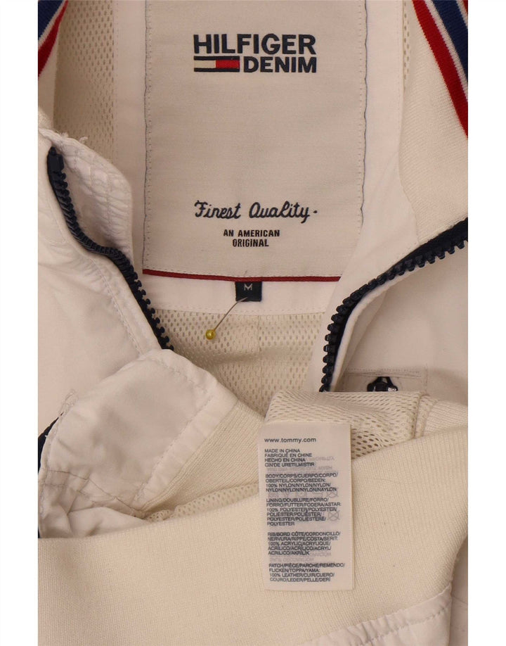 Ανδρικό μπουφάν Tommy Hilfiger UK 38 Medium White Nylon