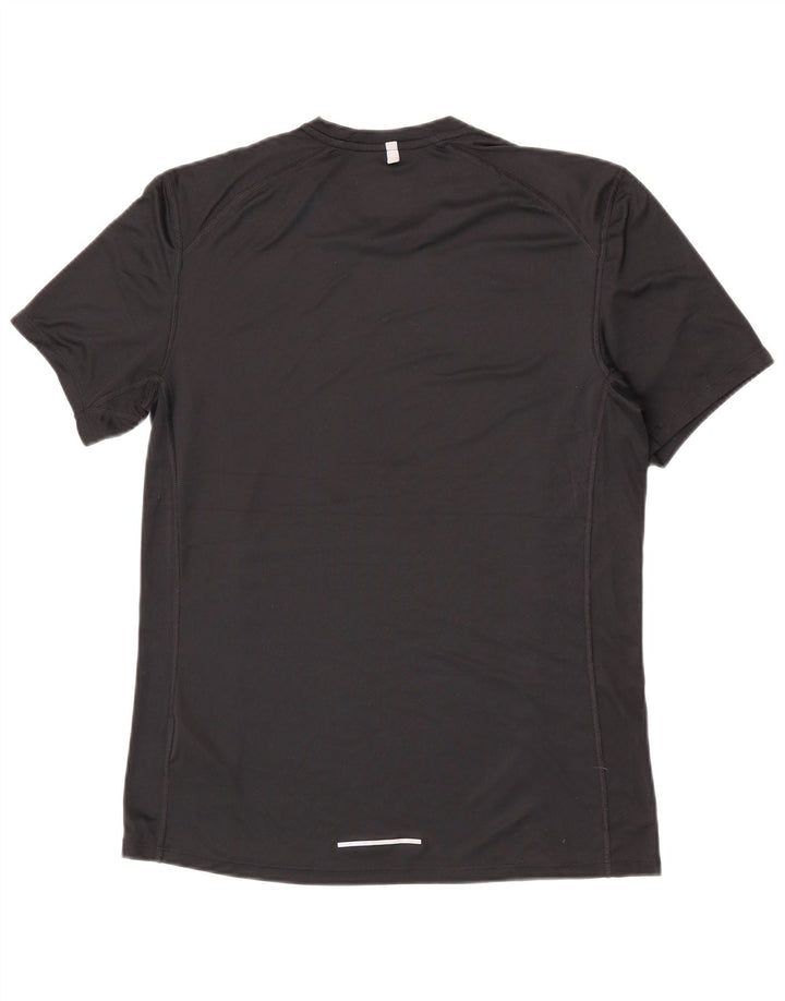 Ανδρικό T-Shirt NIKE Dri Fit Τοπ μεσαίου μαύρου πολυεστέρα
