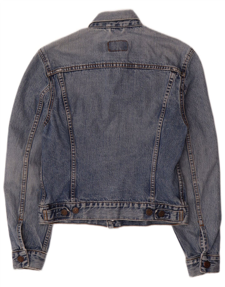 Γυναικείο τζιν μπουφάν Levi's UK 10 Small Blue Cotton