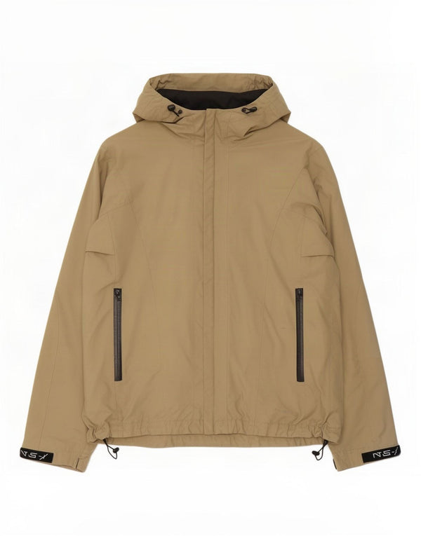 Ανδρικό μπουφάν βροχής με κουκούλα North Sails UK 42 XL Beige Polyamide