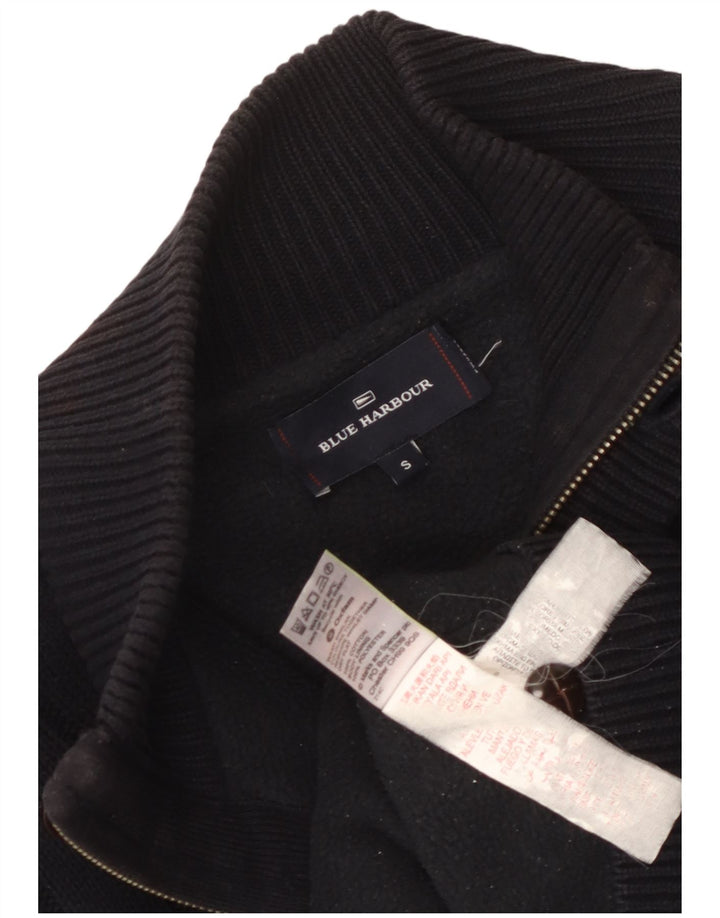 Marks & Spencer Ανδρικό Μπλε Ζακέτα Harbor Μικρό Navy Blue βαμβακερό