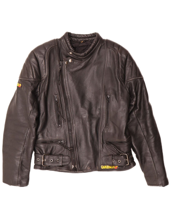 Garibaldi Ανδρικό Δερμάτινο Μπουφάν Racer EU 40 Medium Μαύρο