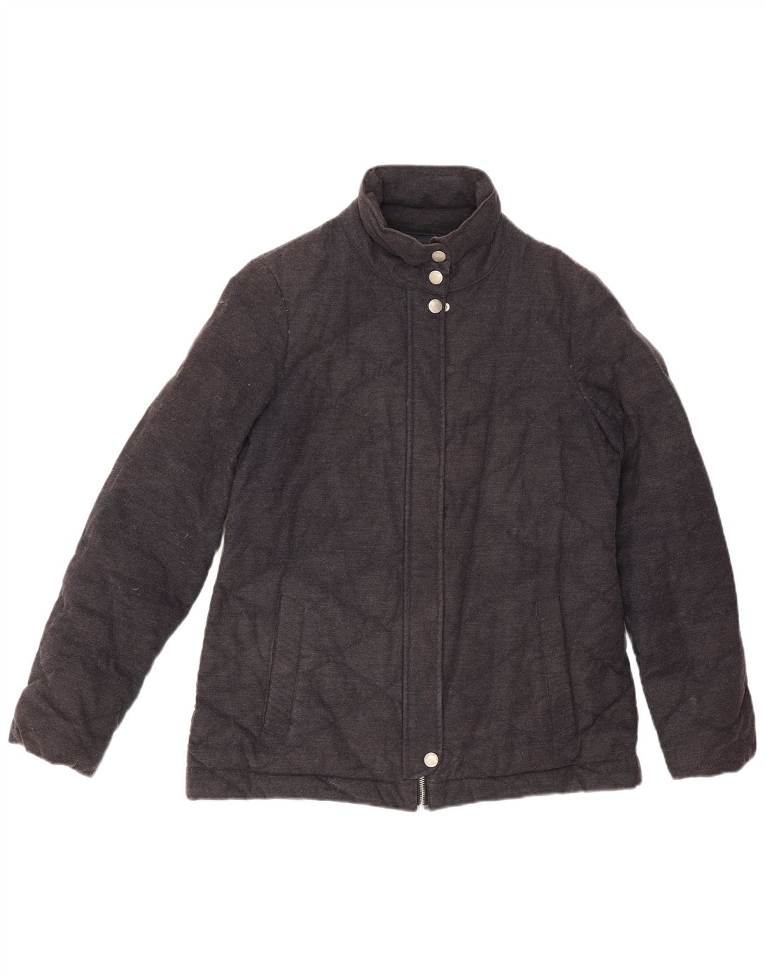 Crew Clothing Γυναικείο Καπιτονέ μπουφάν UK 10 Small μαύρο βαμβακερό