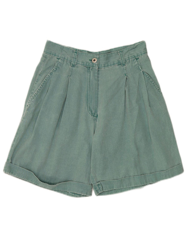 Mash Γυναικείο σορτς με καρφίτσες casual IT 46 Large W32 Πράσινο βαμβακερό